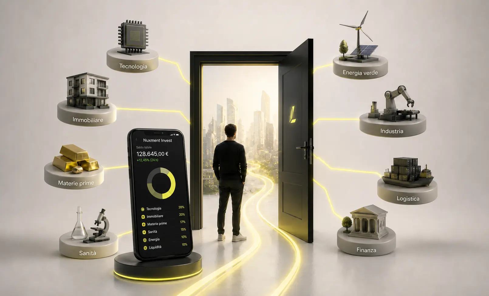Nuxment Invest — access to all economic sectors on one platform